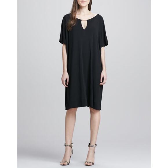 Diane Von Furstenberg Beonica Draped Matte Jersey Dress - Picture 1 of 8